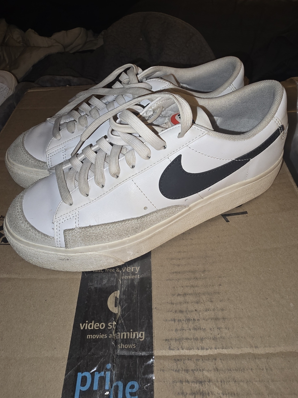 Nike Womens Low-Top Blazer Casual Platform Sneakers DJ0292-101